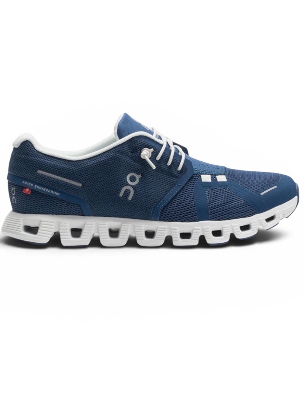 On Running Cloud 5 Women's Size 7.5 Sneakers Denim Blue Athletic Shoes